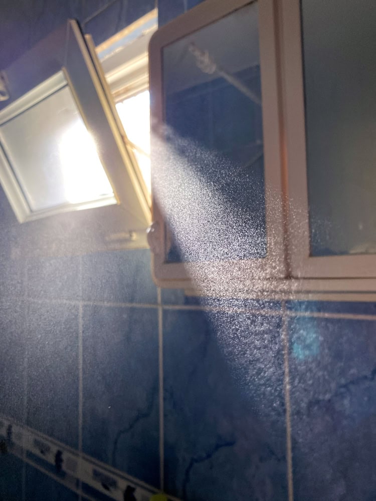 Which areas need more cleaning in humid weather